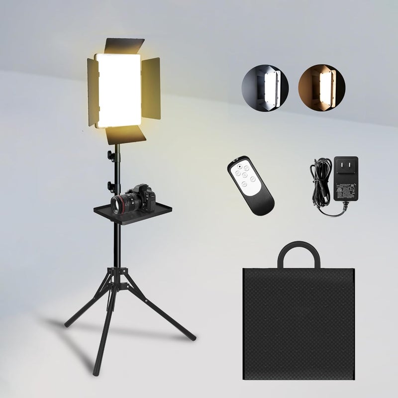 Arsoer 36W Photography Lighting, Bi-Color 2700K-6500K Studio Lights with Remote& Display, CRI95+ 72” Video Lighting for Video Recording/YouTube/TikTok/Live Streaming/Ins - Image 1